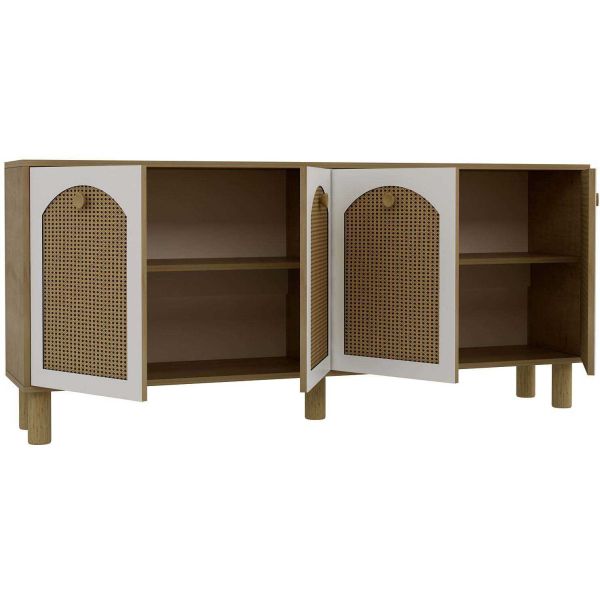 Buffet 4 portes en aggloméré Simple Bohem - 5