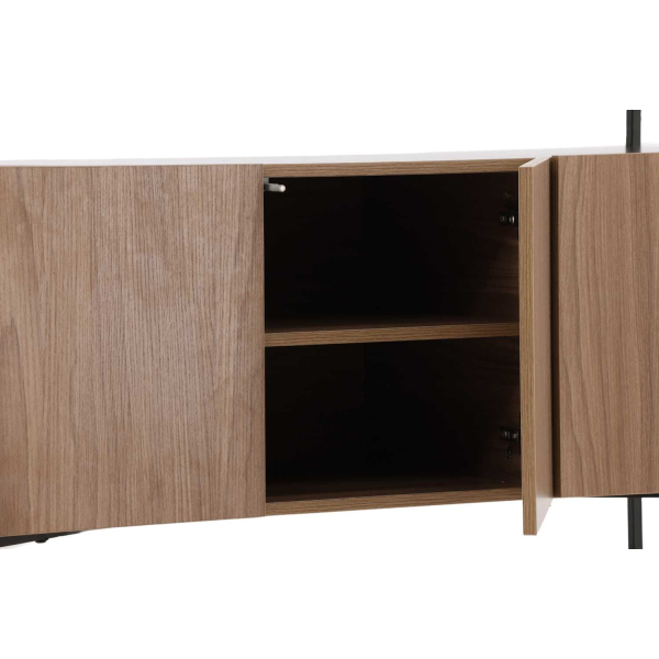 Buffet 3 portes en bois et acier Kingsport - 6