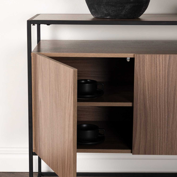 Buffet 3 portes en bois et acier Kingsport - 7