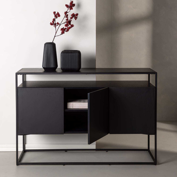 Buffet 3 portes en bois et acier Kingsport - VENTURE HOME
