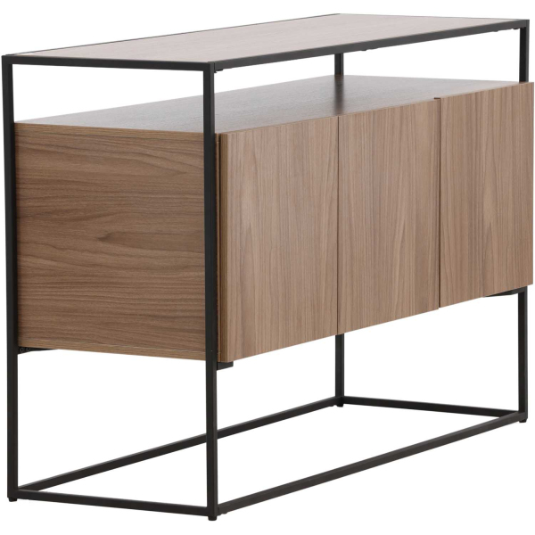 Buffet 3 portes en bois et acier Kingsport - VEN-1203