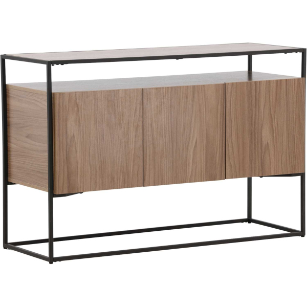 Buffet 3 portes en bois et acier Kingsport