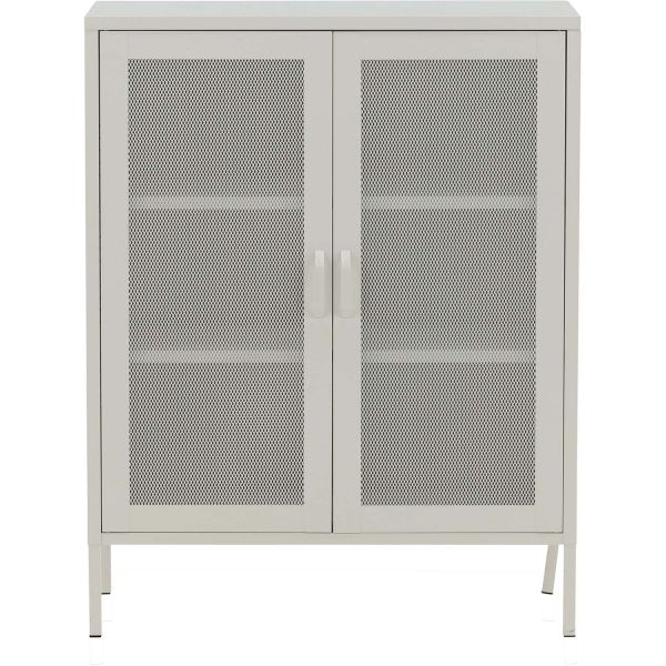Buffet 2 portes grillagées en acier Misha - 189