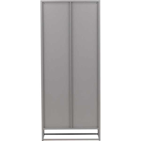 Buffet vitrine en acier 80 x 41 x 190 cm Bakal - 5