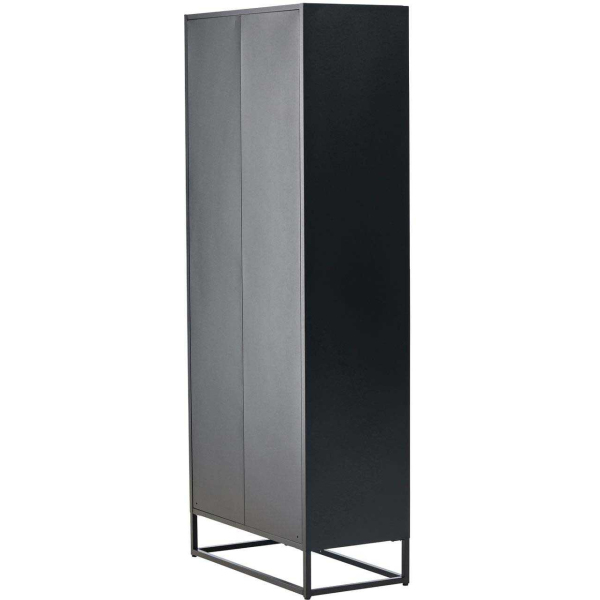 Buffet vitrine en acier 80 x 41 x 190 cm Bakal - 5