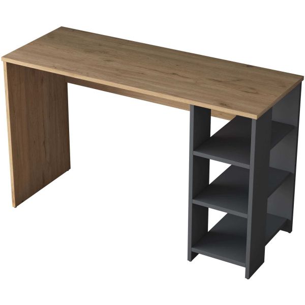 Bureau en aggloméré avec étagère intégré Steve - 99,90