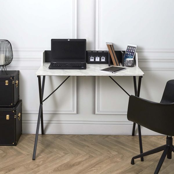 Bureau en bois et métal Brice - THE HOME DECO FACTORY