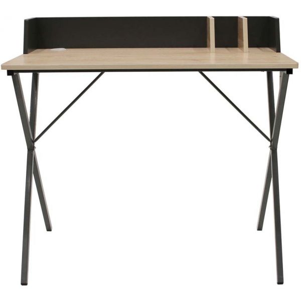 Bureau en bois et métal Brice - 59,90