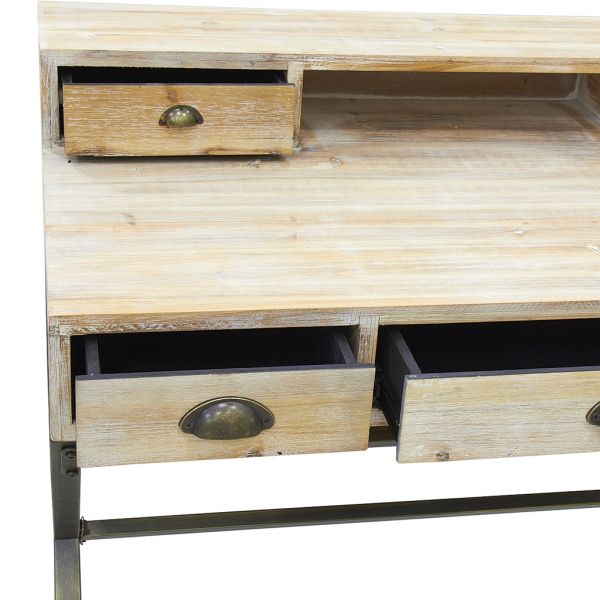 Bureau en bois et métal - 425