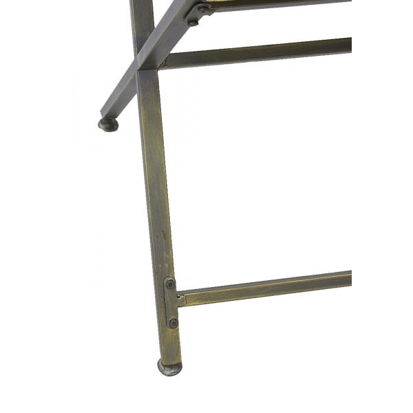 Bureau en bois et métal - 5