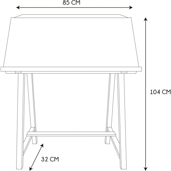 Meuble de rangement cabinet vintage Emile - CMP-3604