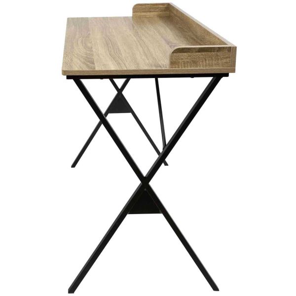 Bureau en mdf et métal Loka - CMP-5334