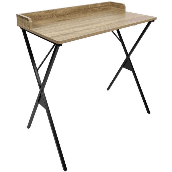 Bureau en mdf et métal Loka