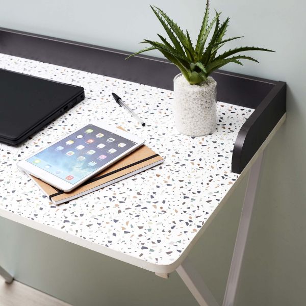 Bureau en métal et MDF Terrazzo - 7