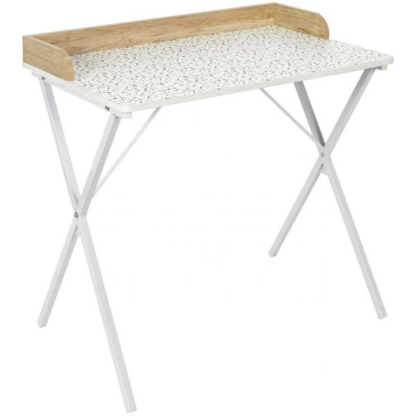 Bureau en métal et MDF Terrazzo