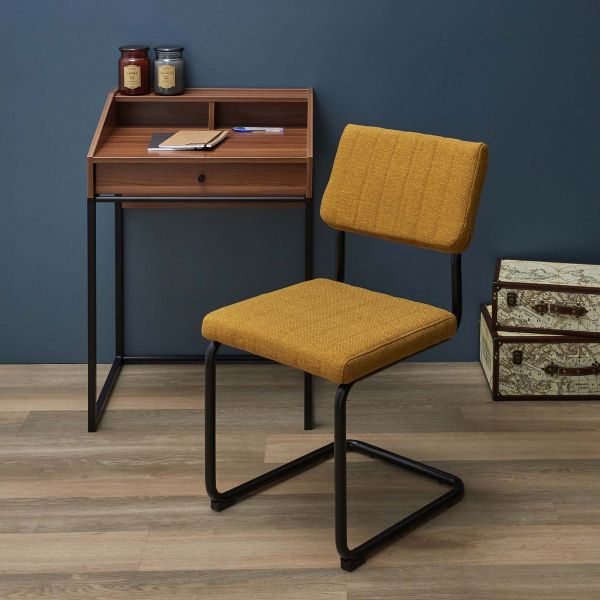Bureau secrétaire en bois et métal Simon - THE HOME DECO FACTORY