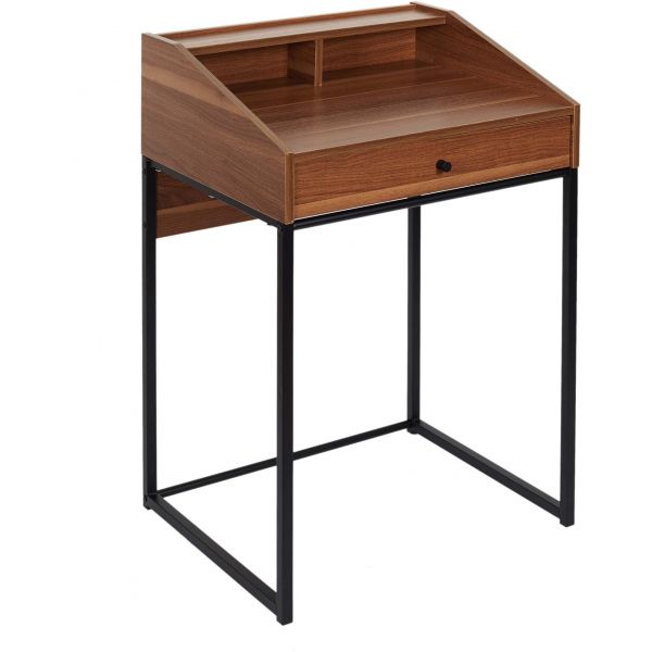 Bureau secrétaire en bois et métal Simon