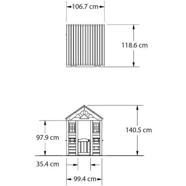 Cabane en bois pour enfants Timberlake - PRA-0129