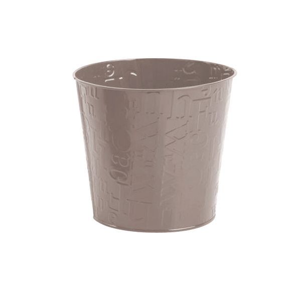 Cache-pot Alphabet en métal
