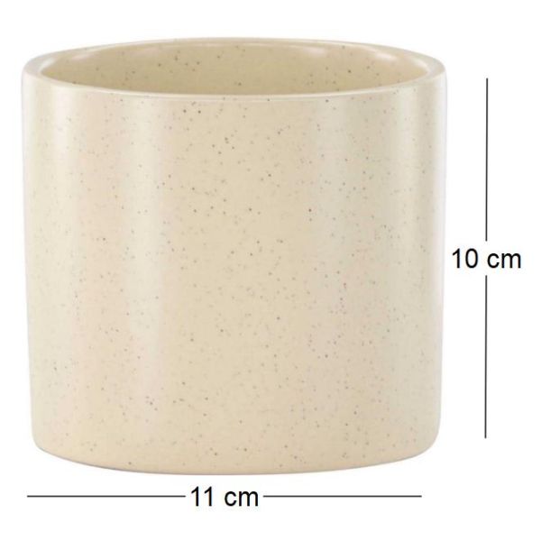 Cache pot en grès Sane 11x10 cm - 8,62