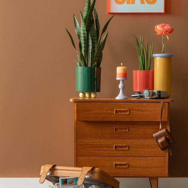 Cache-pot en métal Double Funky Small - 5