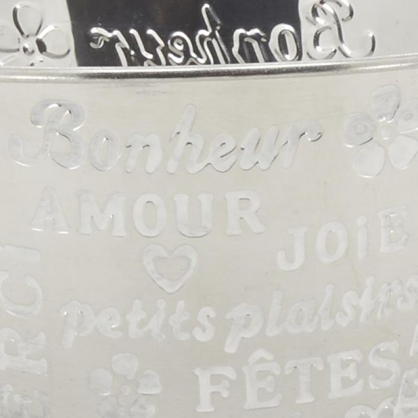 Cache-pot en métal laqué - Amour - 6
