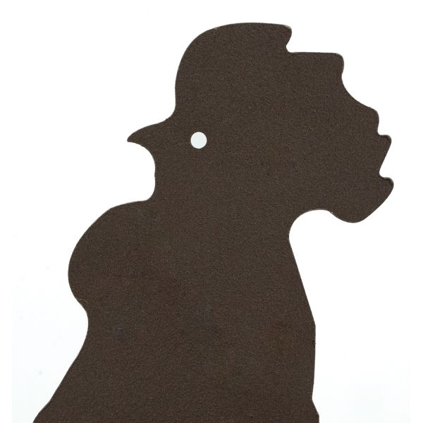 Cache-pot en métal rouillé - 5