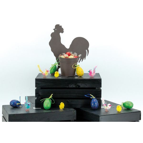 Cache-pot en métal rouillé - AUBRY GASPARD