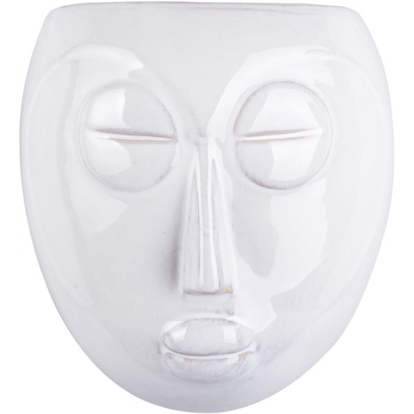 Cache pot mural Mask 17 cm