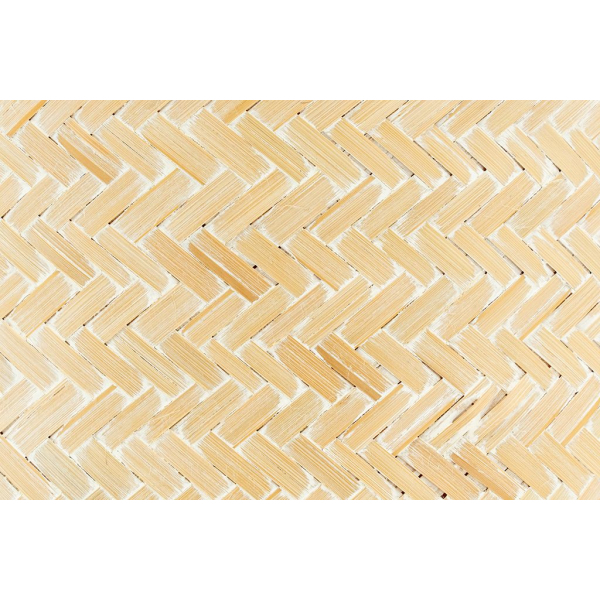 Cache pot rond en bambou patiné (Lot de 5) - 145