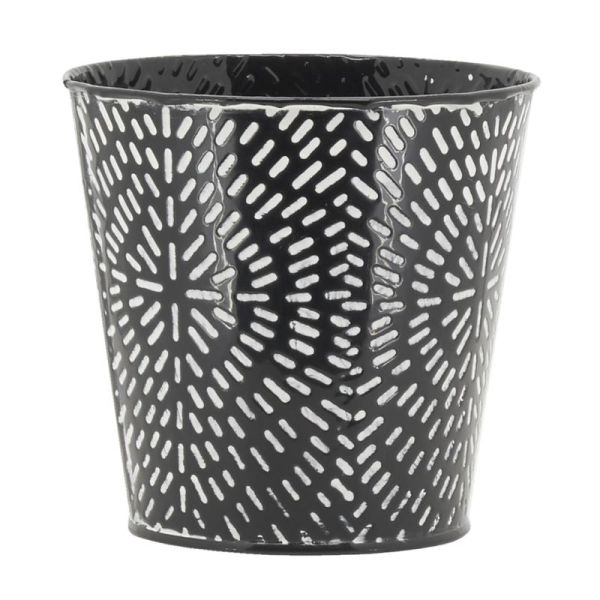 Cache-pot rond en métal laqué - AUBRY GASPARD