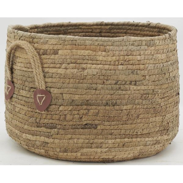 Cache-pots boules en abaca (lot de 3) - 74,90