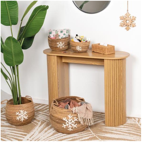 Cache-pots flocon en abaca - AUBRY GASPARD