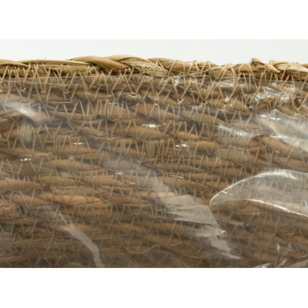 Cache-pots en jonc naturel et brun - 59,90