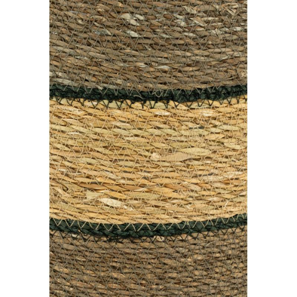Cache-pots en jonc naturel et brun - 64,90