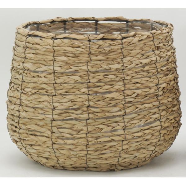 Cache-pots en jonc tissé (lot de 3) - 5