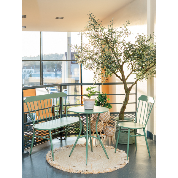 Cache-pots  en jonc vert (lot de 2) - AUBRY GASPARD