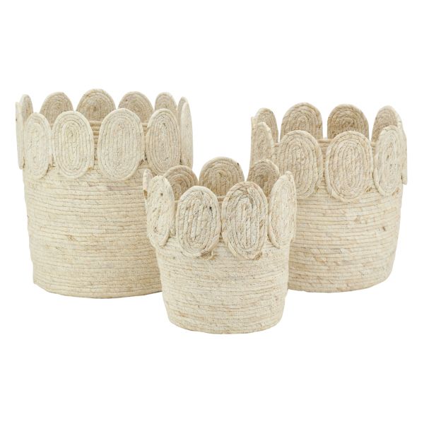 Cache-pots en maïs (Lot de 3) - AUBRY GASPARD