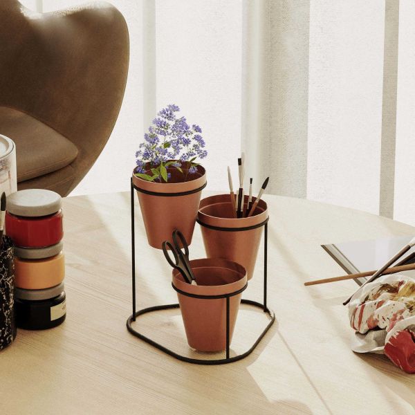 Cache-pots en métal 3 pots Decorative - 15,90