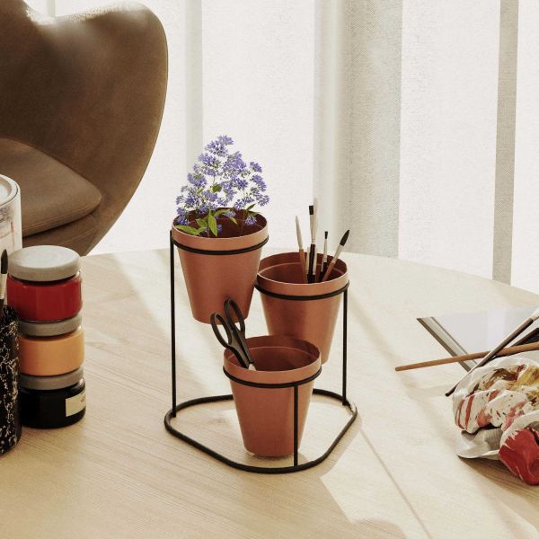 Cache-pots en métal 3 pots Decorative - 17,90