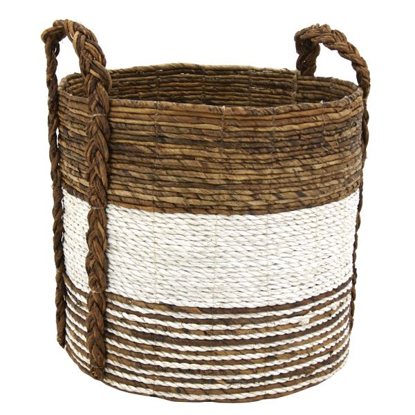 Cache-pots en raphia (Lot de 3) - AUBRY GASPARD