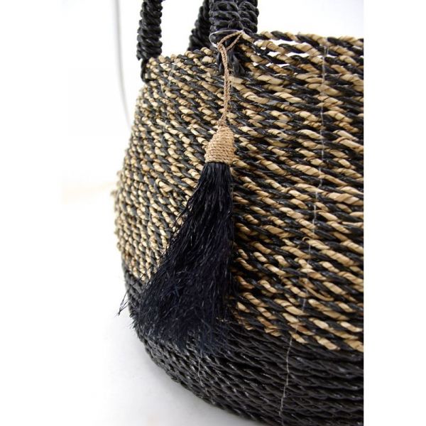 Cache-pots en raphia et en jonc (Lot de 2) - AUBRY GASPARD
