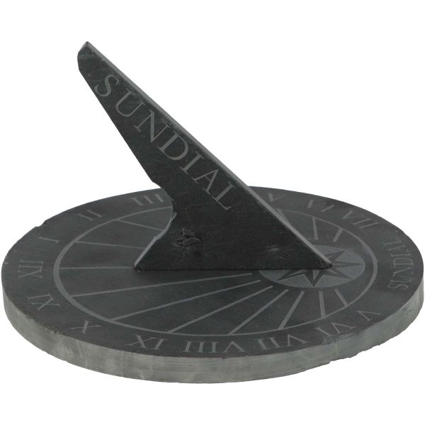 Cadran solaire à poser en schiste - ESS-0386