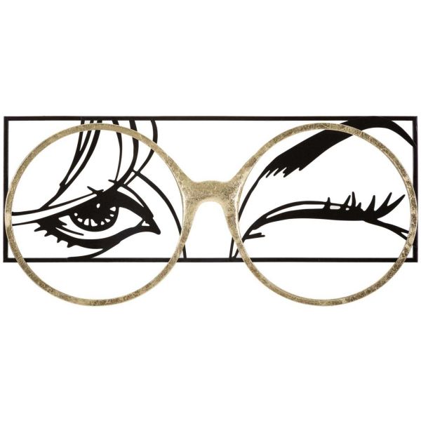 Cadre décoratif en métal Eyewear 89.5 x 3.8 x 41.3 cm