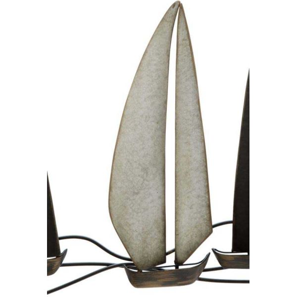 Cadre décoratif en métal bateaux Regata 119 x 3 x 51 cm - 64,90