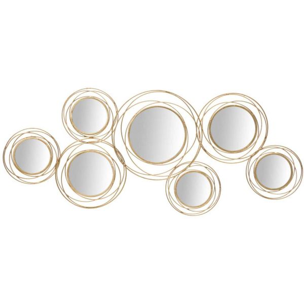 Cadre décoratif avec miroirs Specchio 124.5 x 4 x 53.5 cm