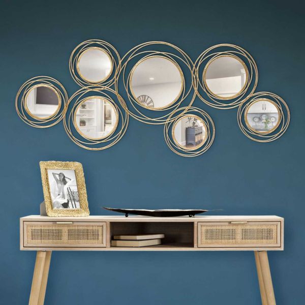 Cadre décoratif avec miroirs Specchio 124.5 x 4 x 53.5 cm - MAURO FERRETTI
