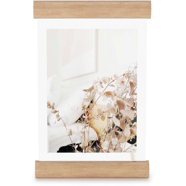 Cadre photo en bois 13 x 18 cm Scroll