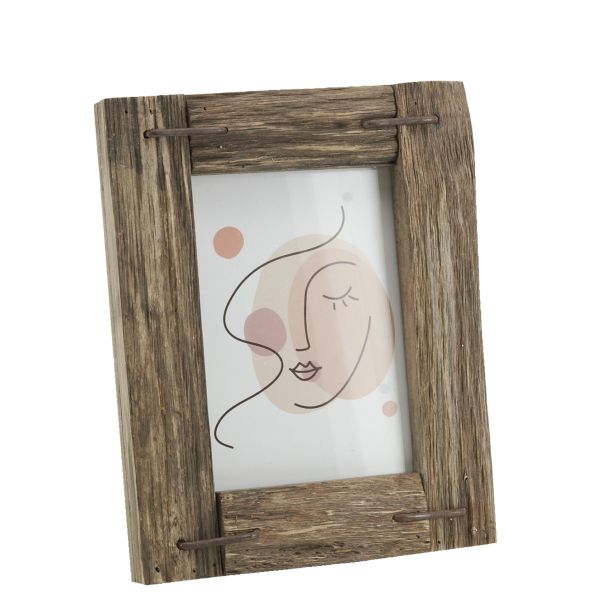 Cadre photo en bois recyclé