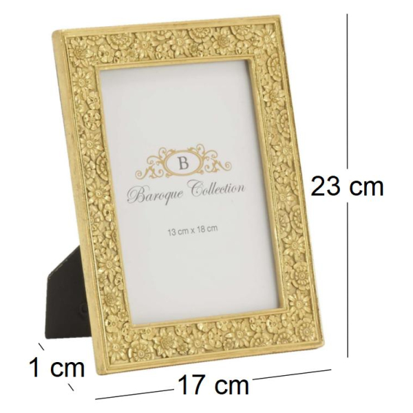 Cadre photo en polyrésine Flowers - 16,52